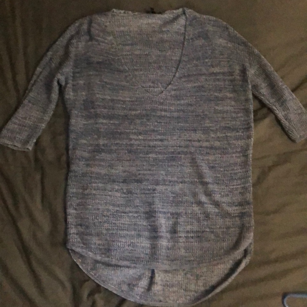 Blue v neck sweater